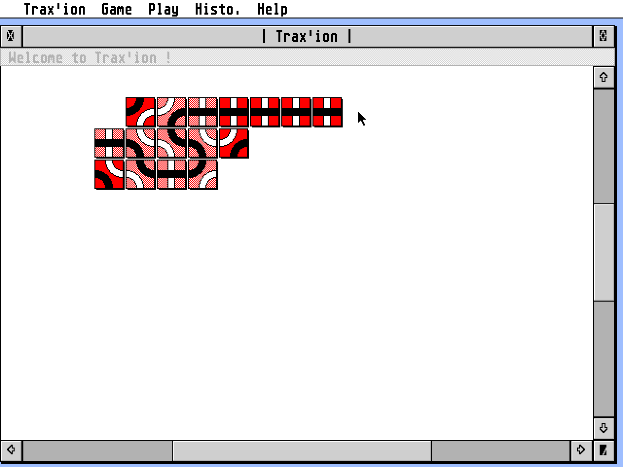 Trax'ion atari screenshot